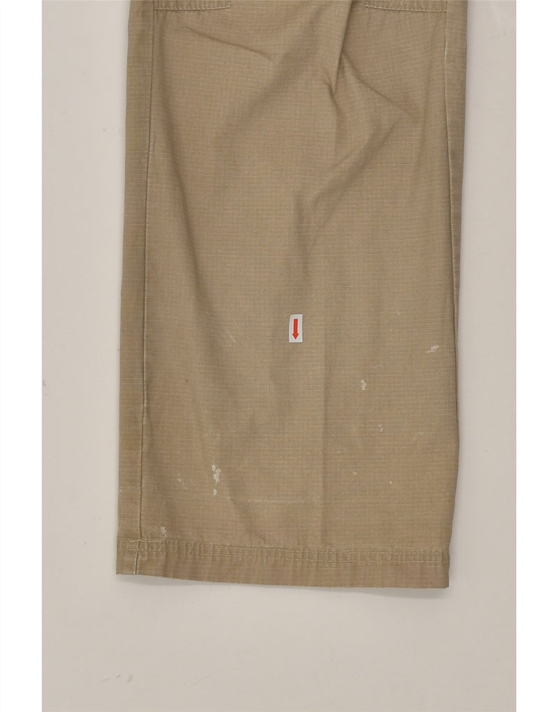 DECATHLON Mens Straight Cargo Trousers IT 50 Large W36 L32  Beige Cotton | Vintage Decathlon | Thrift | Second-Hand Decathlon | Used Clothing | Messina Hembry 