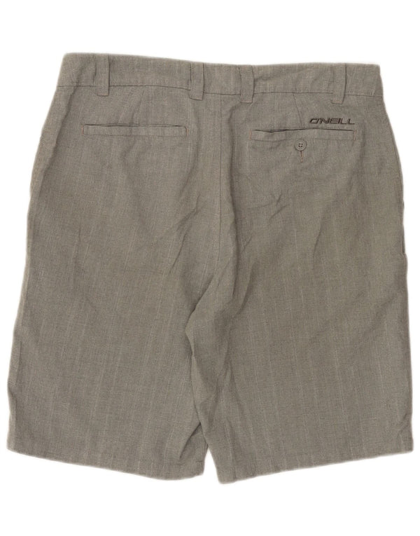 O'Neill Mens Chino Shorts W34 Large Grey Polyester