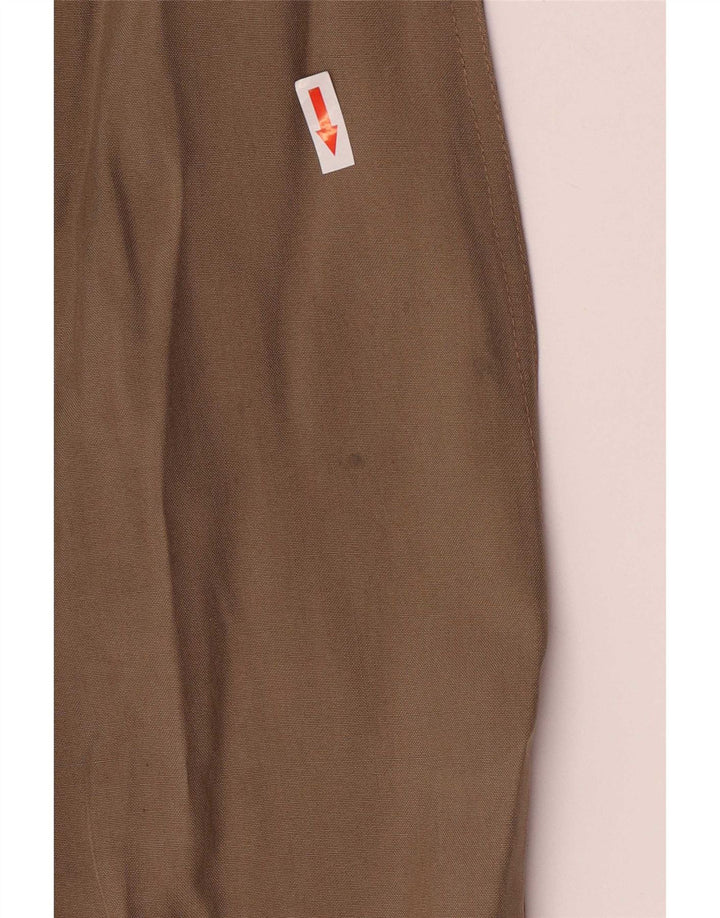 Misstwidd Womens Parka Jacket IT 44 Medium Khaki Silk