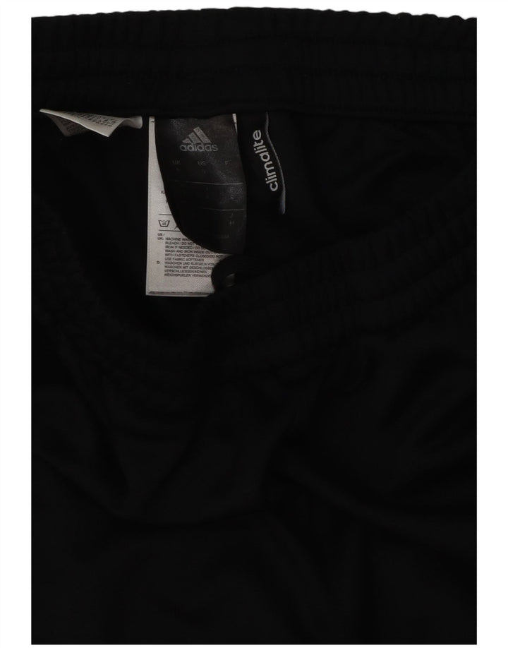 Adidas Mens Climalite Tracksuit Trousers Small Black Polyester