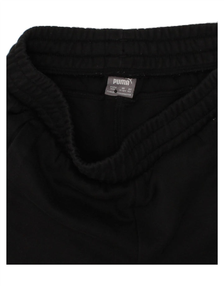 PUMA Boys Sport Shorts 11-12 Years Black Cotton Vintage Puma and Second-Hand Puma from Messina Hembry 