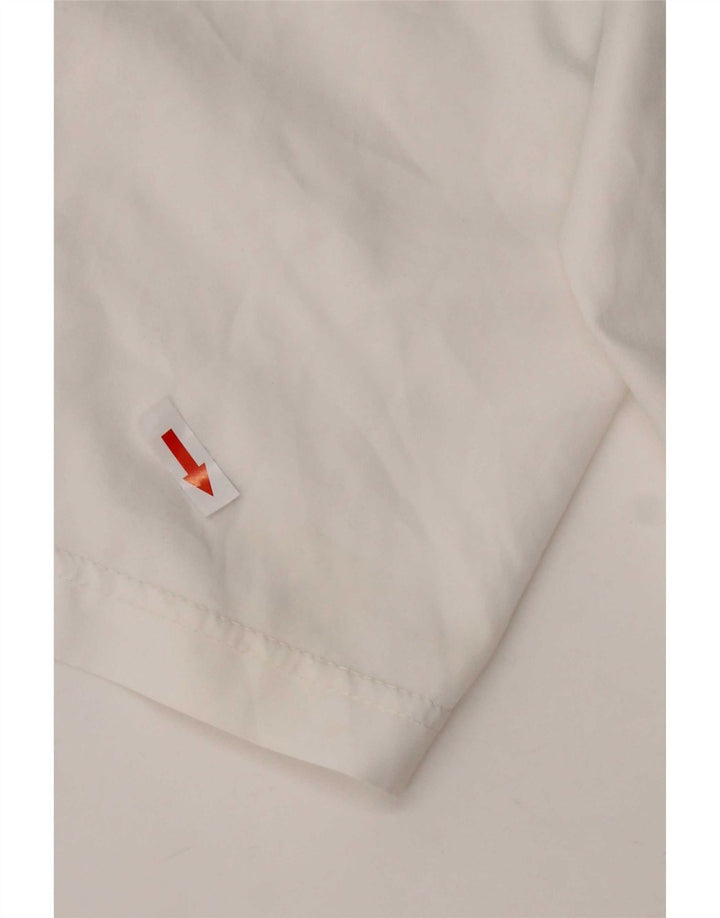 Asics Mens Sport Shorts Large White Colourblock Polyester