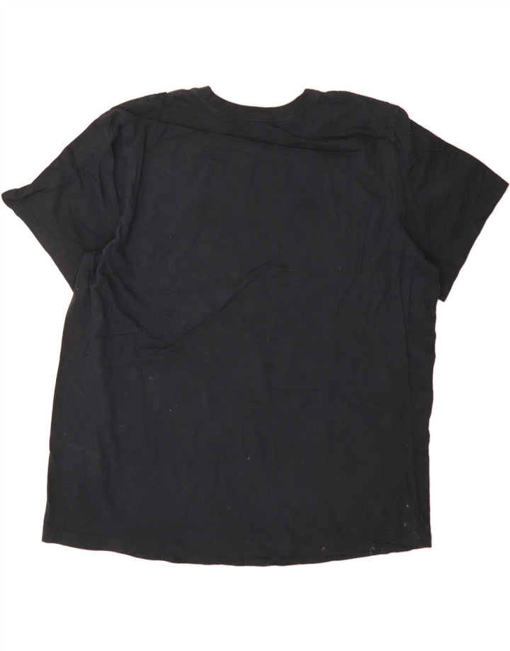 NIKE Mens Graphic T-Shirt Top 2XL Black Vintage Nike and Second-Hand Nike from Messina Hembry 