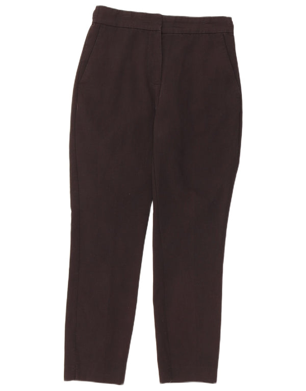 Zara Womens Slim Fit Chino Trousers Small W26 L26 Black
