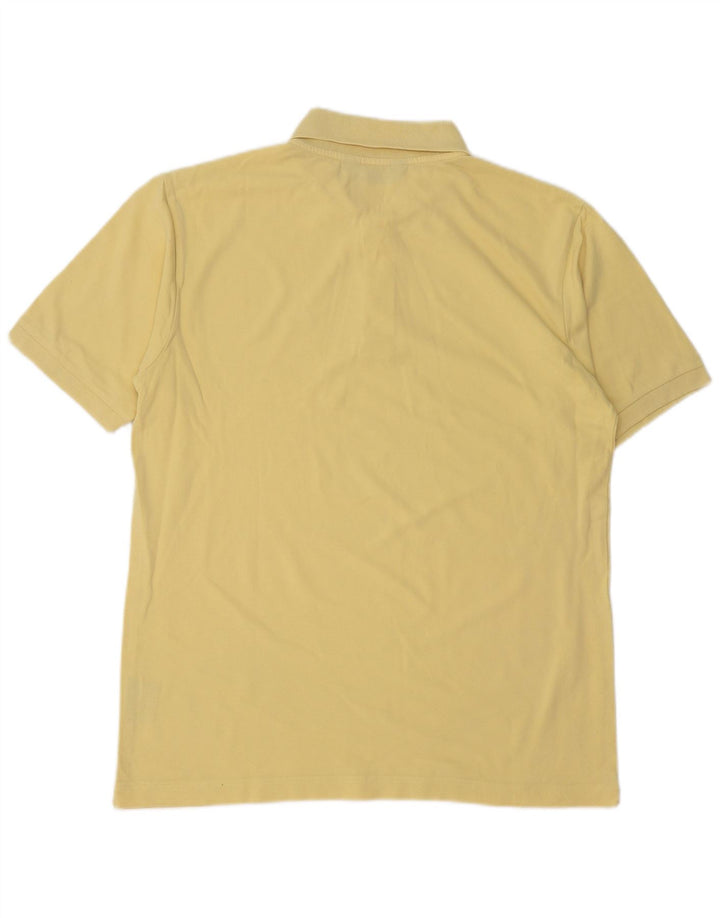 Kappa Mens Polo Shirt Large Yellow Cotton