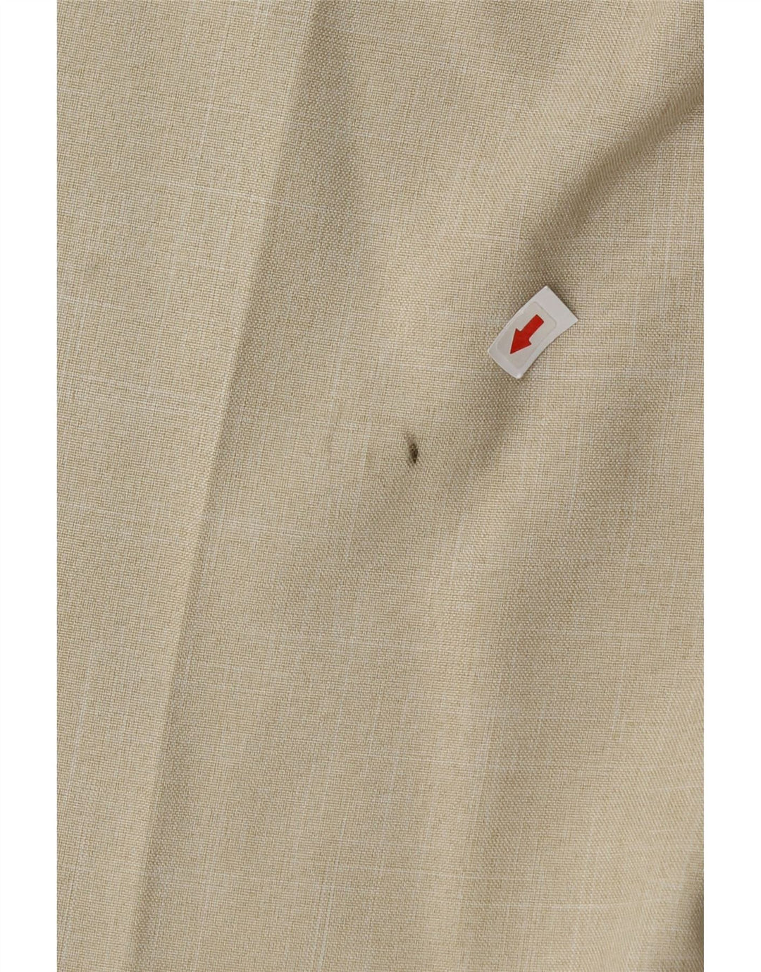 Marks & Spencer Mens Straight Regular Fit Suit Trousers W38 L31 Beige Check