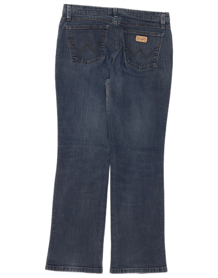 WRANGLER Womens Bootcut Jeans W32 L30 Blue Cotton