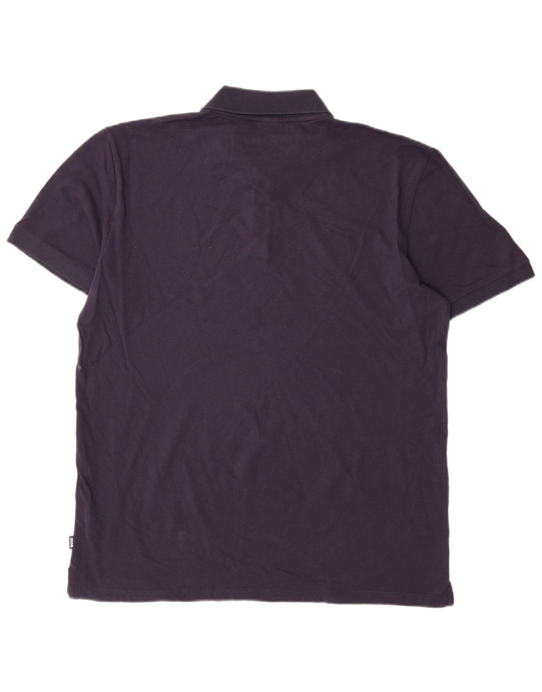 Hugo Boss Mens Polo Shirt 2XL Navy Blue Cotton