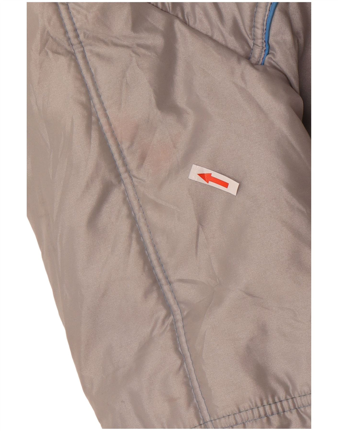 MC Kinley Mens Hooded Padded Jacket IT 46 Small Grey Polyester
