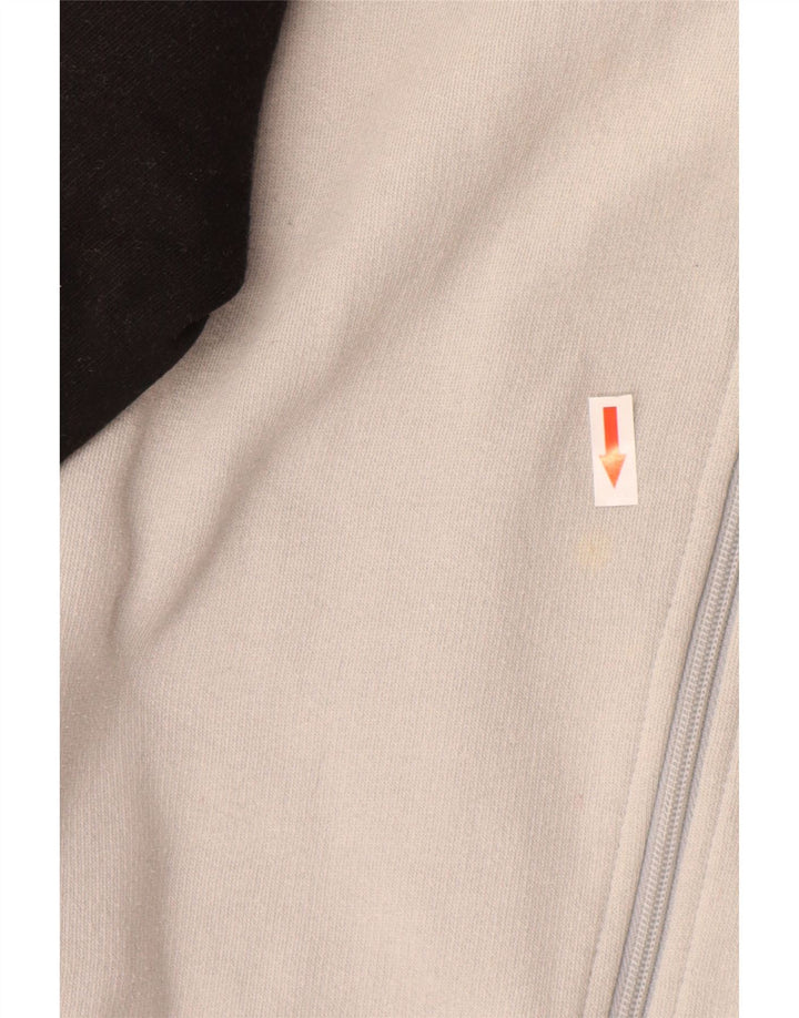 Kappa Mens Graphic Tracksuit Top Jacket Small Grey Colourblock Cotton