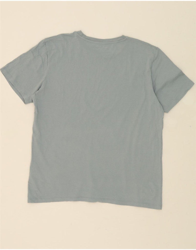 JACK & JONES Mens T-Shirt Top 2XL Blue Cotton Vintage Jack & Jones and Second-Hand Jack & Jones from Messina Hembry 
