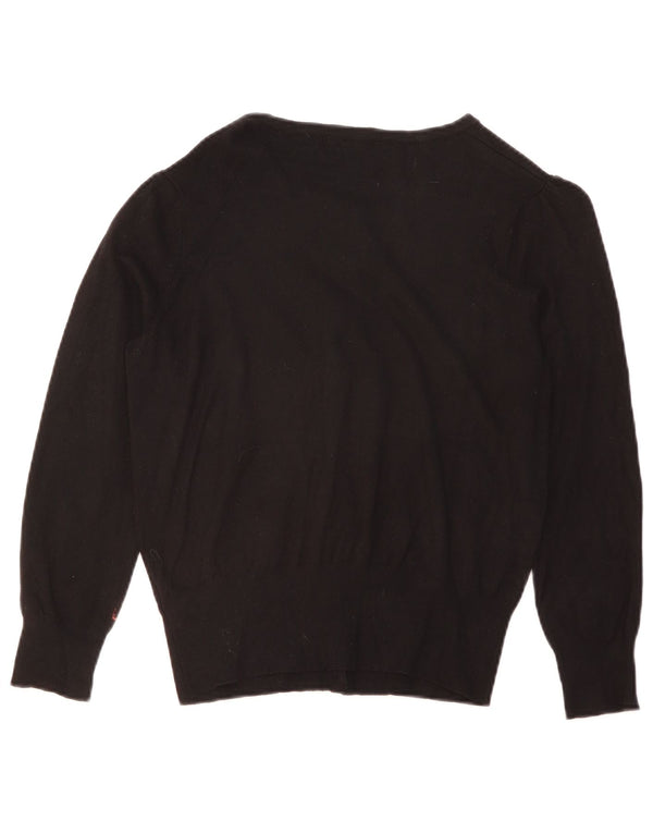 Marks & Spencer Womens Cardigan Sweater UK 14 Medium Black