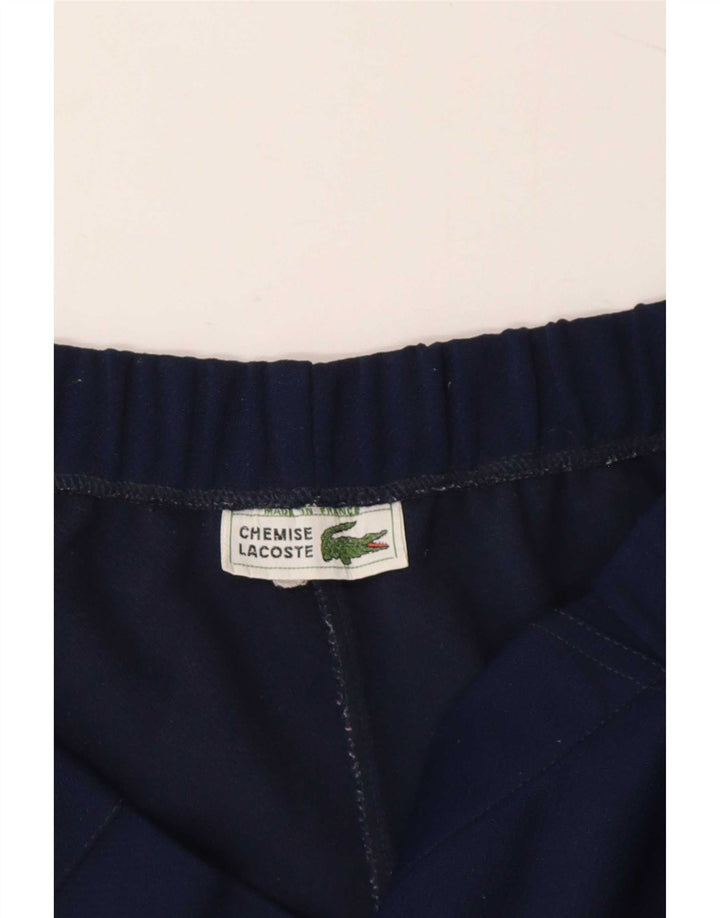 Lacoste Mens Casual Shorts Medium W30 Navy Blue Polyester