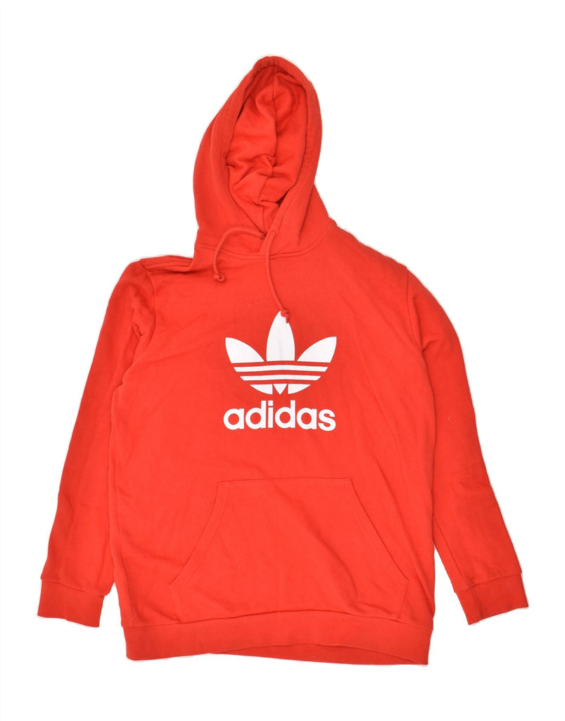 ADIDAS Mens Graphic Hoodie Jumper Large Red Cotton | Vintage Adidas | Thrift | Second-Hand Adidas | Used Clothing | Messina Hembry 