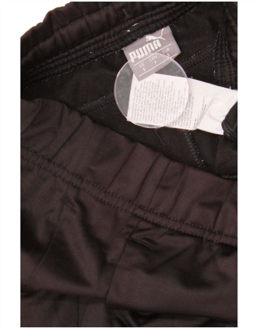 PUMA Mens Tracksuit Trousers Joggers Small  Black Polyester