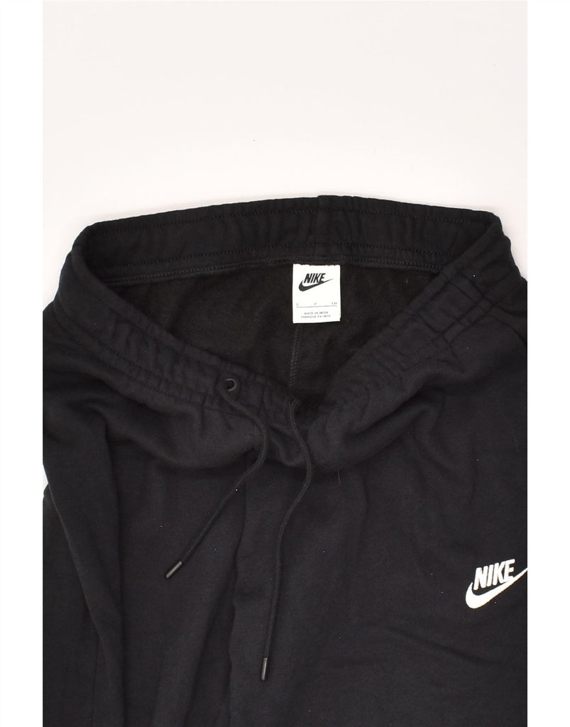 NIKE Mens Tracksuit Trousers Joggers Small Black Cotton | Vintage Nike | Thrift | Second-Hand Nike | Used Clothing | Messina Hembry 