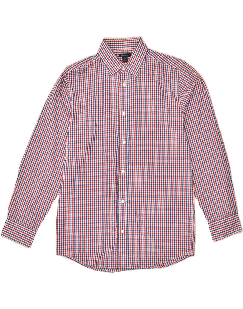 TOMMY HILFIGER Boys Shirt 15-16 Years Red Gingham Cotton | Vintage Tommy Hilfiger | Thrift | Second-Hand Tommy Hilfiger | Used Clothing | Messina Hembry 