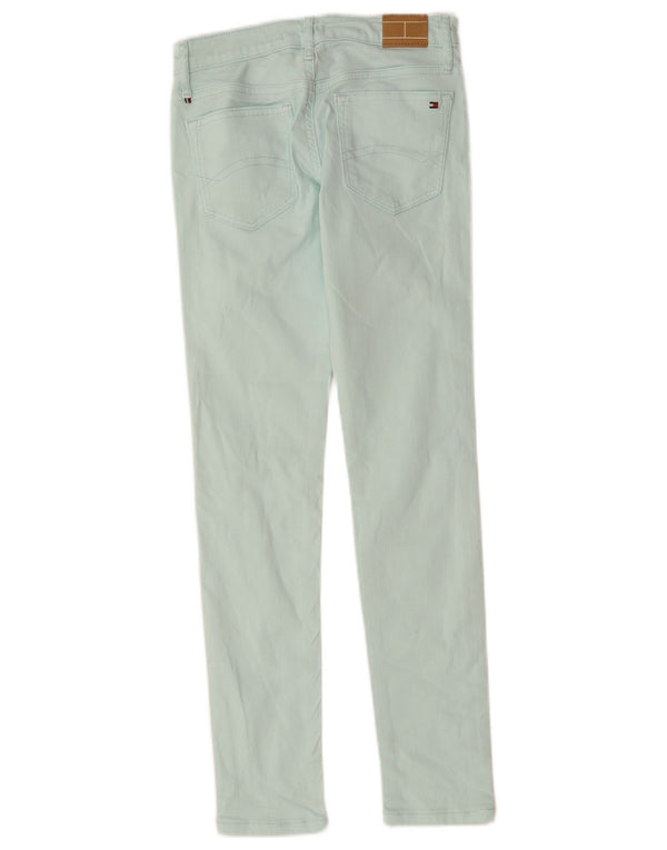 Tommy Hilfiger Boys Skinny Jeans 11-12 Years W26 L27 Turquoise Cotton
