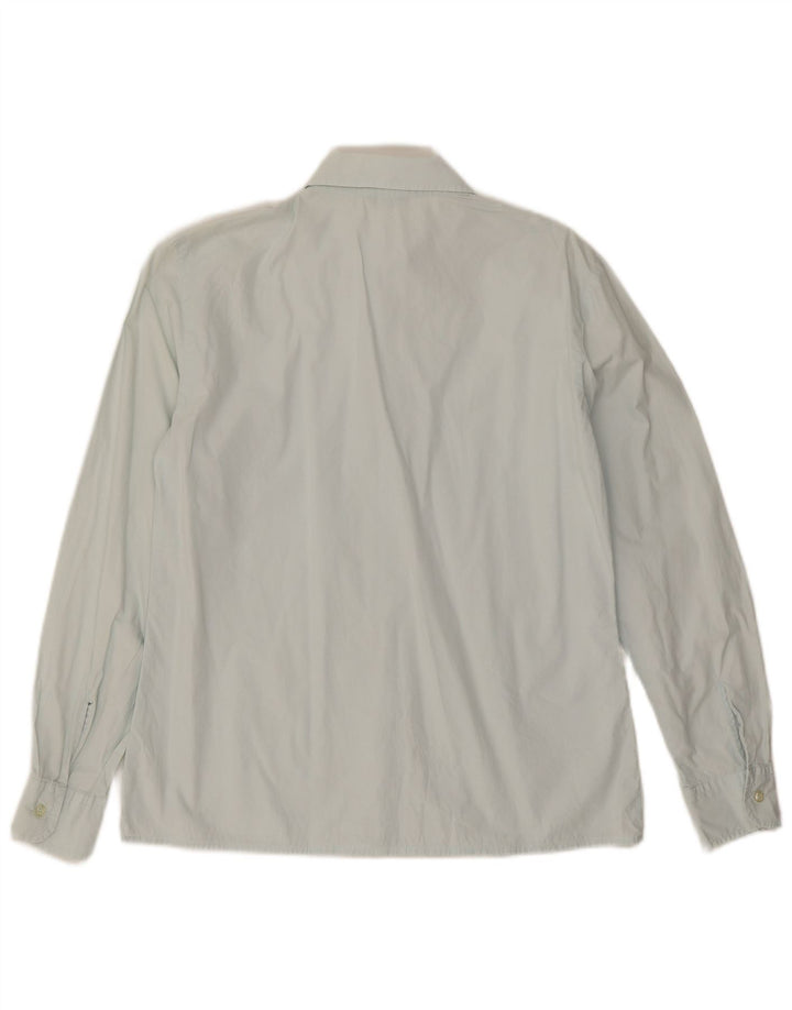 Benetton Womens Shirt UK 12 Medium Blue