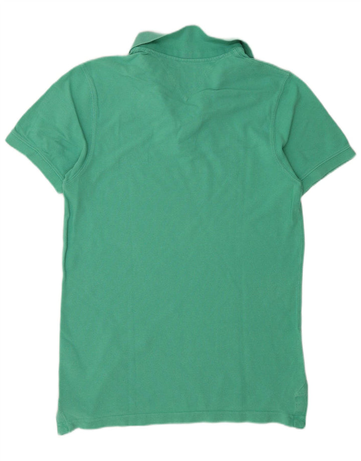 Tommy Hilfiger Mens Polo Shirt Large Green Cotton