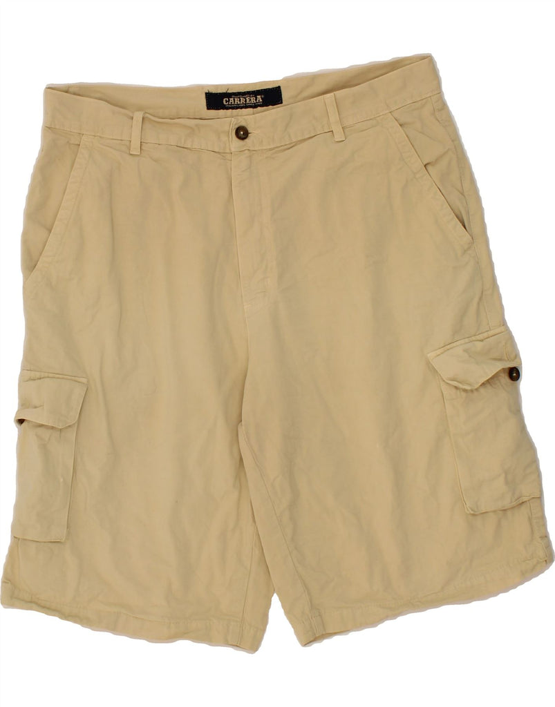 CARRERA Mens Cargo Shorts W36 Large Beige Cotton Vintage Carrera and Second-Hand Carrera from Messina Hembry 