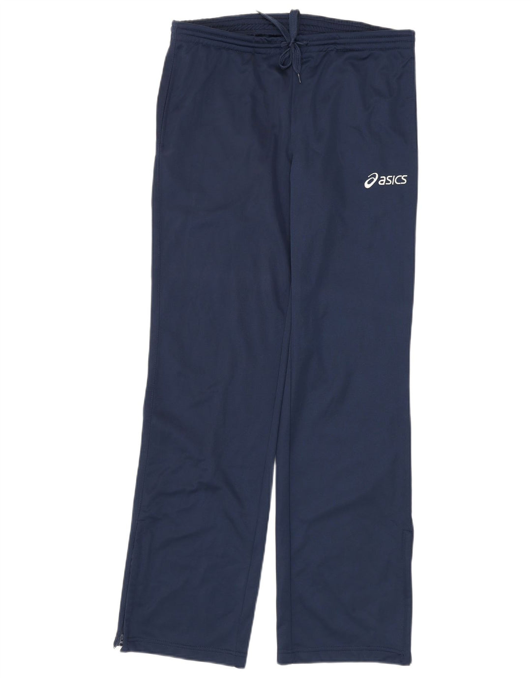 Asics Mens Tracksuit Trousers Medium  Navy Blue Polyester