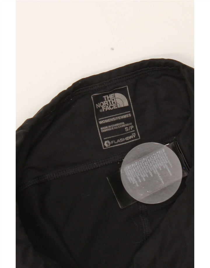 The North Face Womens Capri Leggings UK 10 Small Black Polyester