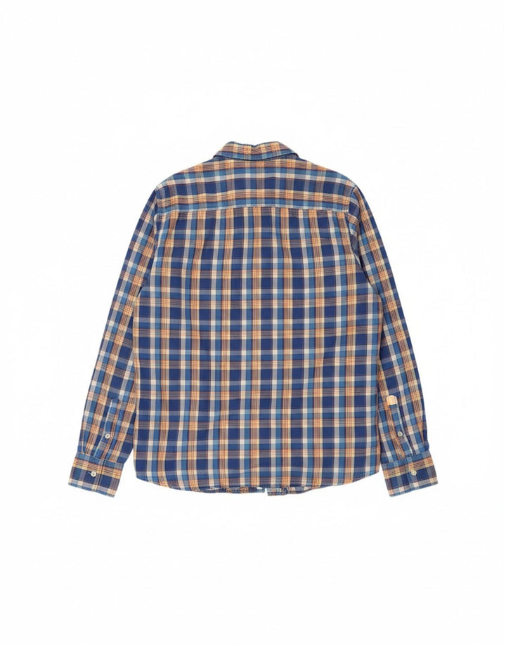 TOMMY HILFIGER Mens Shirt 2XL Blue Check Cotton Vintage Tommy Hilfiger and Second-Hand Tommy Hilfiger from Messina Hembry 