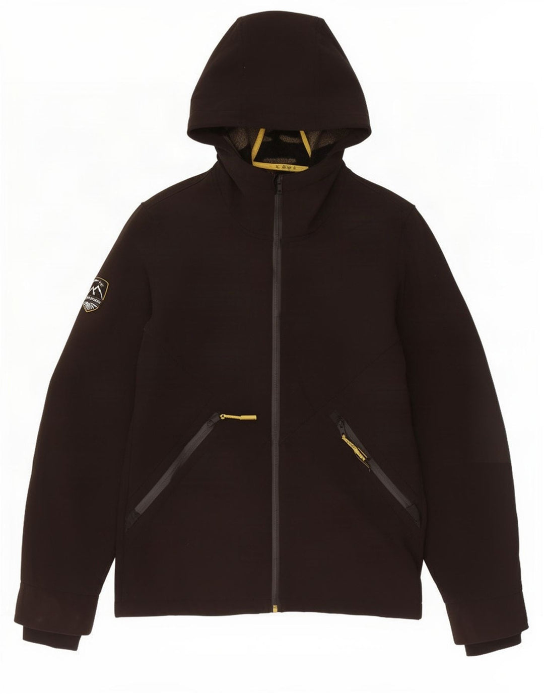 Superdry Mens Hooded Windbreaker Jacket UK 36 Small Black Polyester