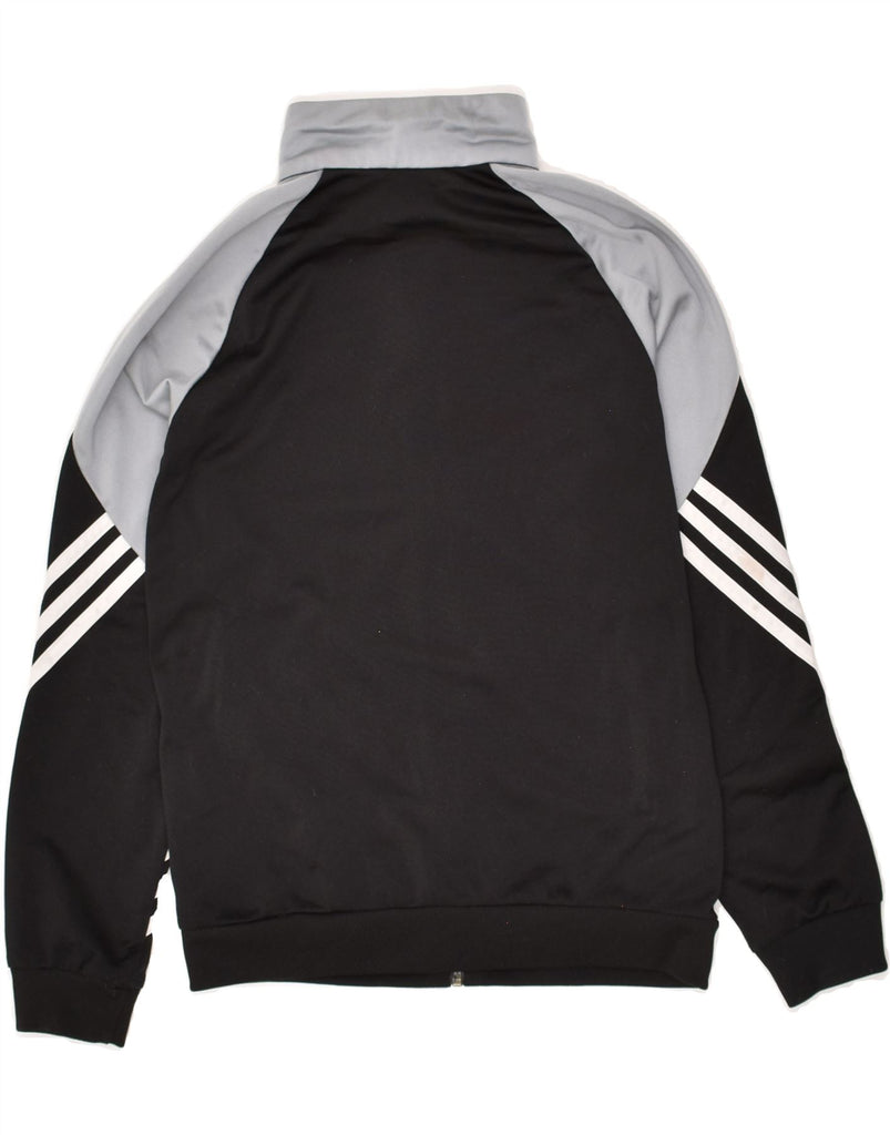 ADIDAS Boys Tracksuit Top Jacket 11-12 Years Large Black Colourblock | Vintage Adidas | Thrift | Second-Hand Adidas | Used Clothing | Messina Hembry 