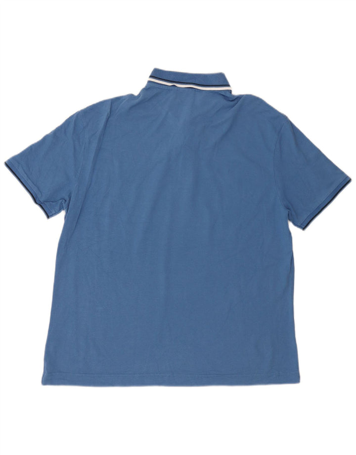 Diadora Mens Polo Shirt 3XL Blue Striped