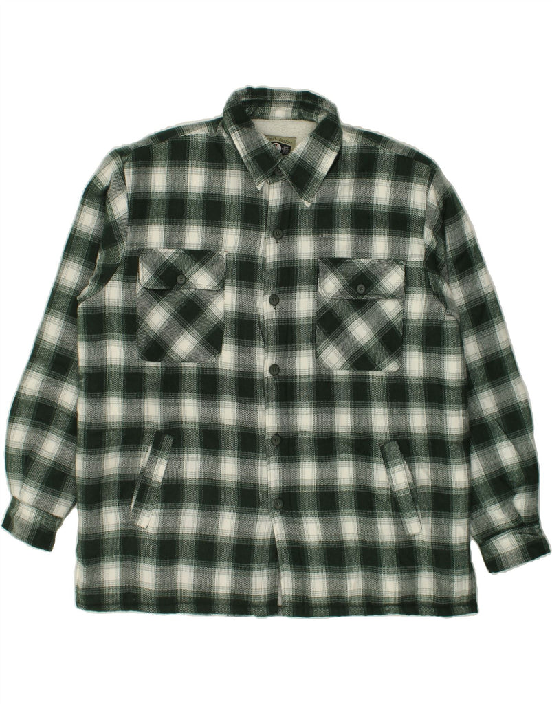 VINTAGE Mens Lumberjack Flannel Shirt 2XL Green | Vintage Vintage | Thrift | Second-Hand Vintage | Used Clothing | Messina Hembry 