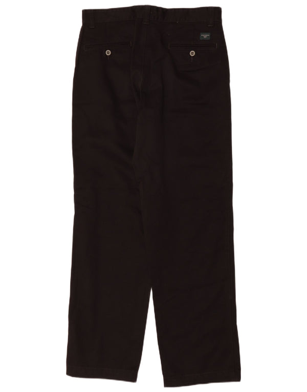 Dockers Mens Khakis Straight Chino Trousers W32 L32 Black