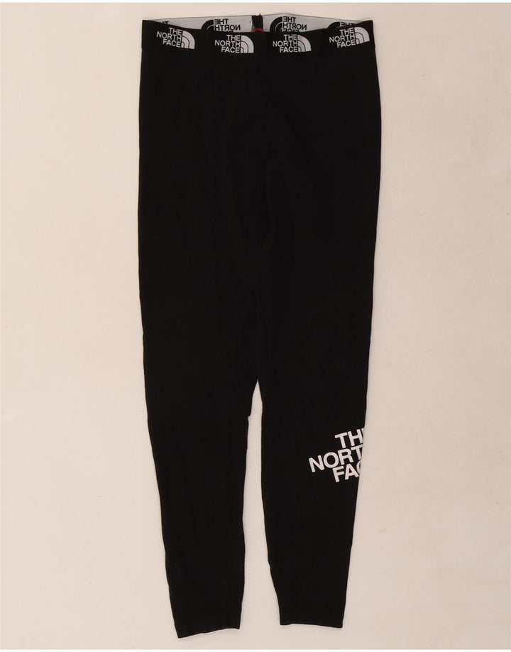 The North Face Womens Graphic Leggings UK 12 Medium Black Cotton