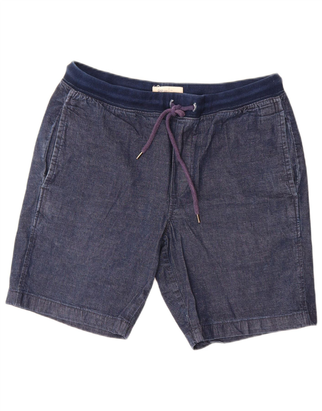 Gap Mens Chino Shorts W33 Medium Navy Blue Cotton