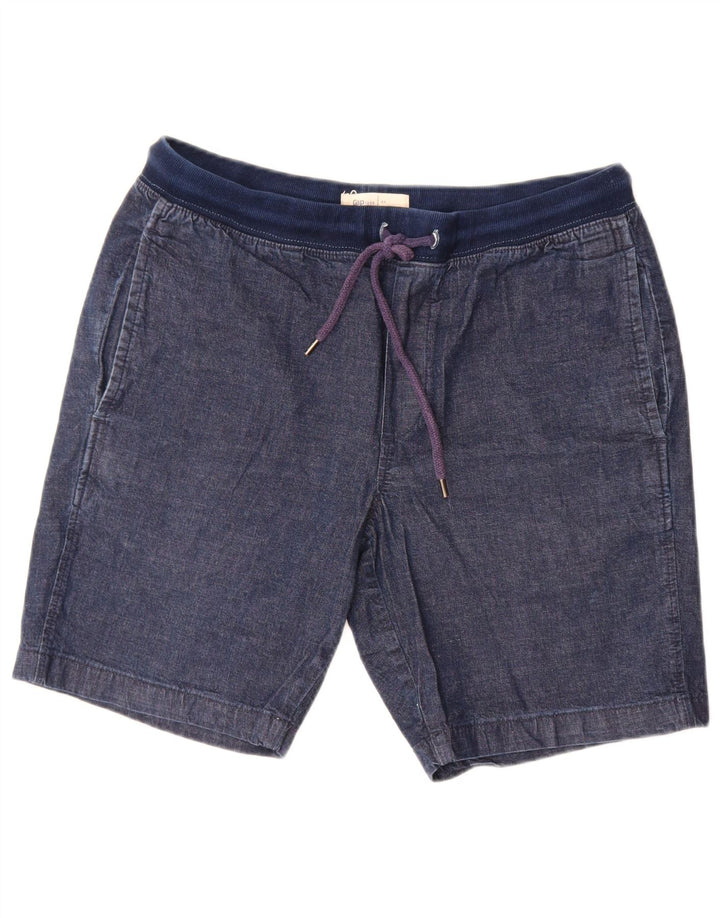 Gap Mens Chino Shorts W33 Medium Navy Blue Cotton