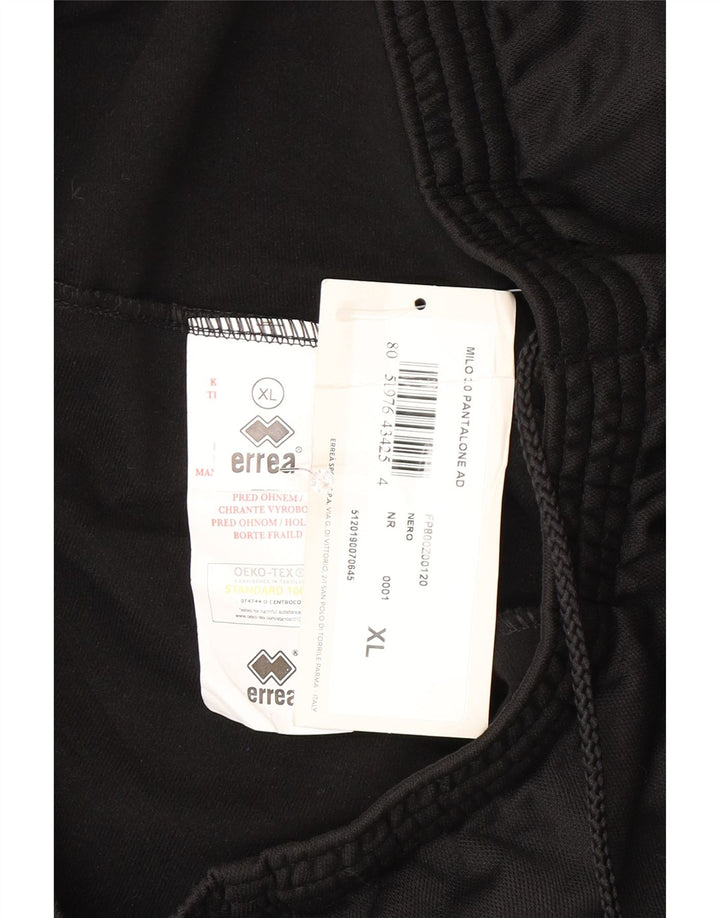 Errea Mens Tracksuit Trousers Joggers XL  Black Polyester