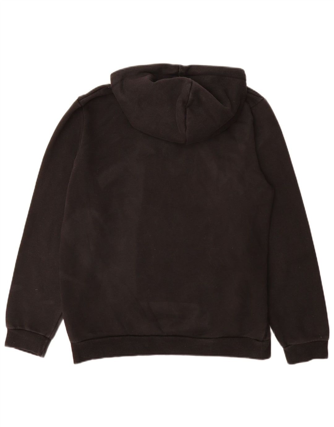 PUMA Mens Graphic Hoodie Jumper Medium Black Cotton
