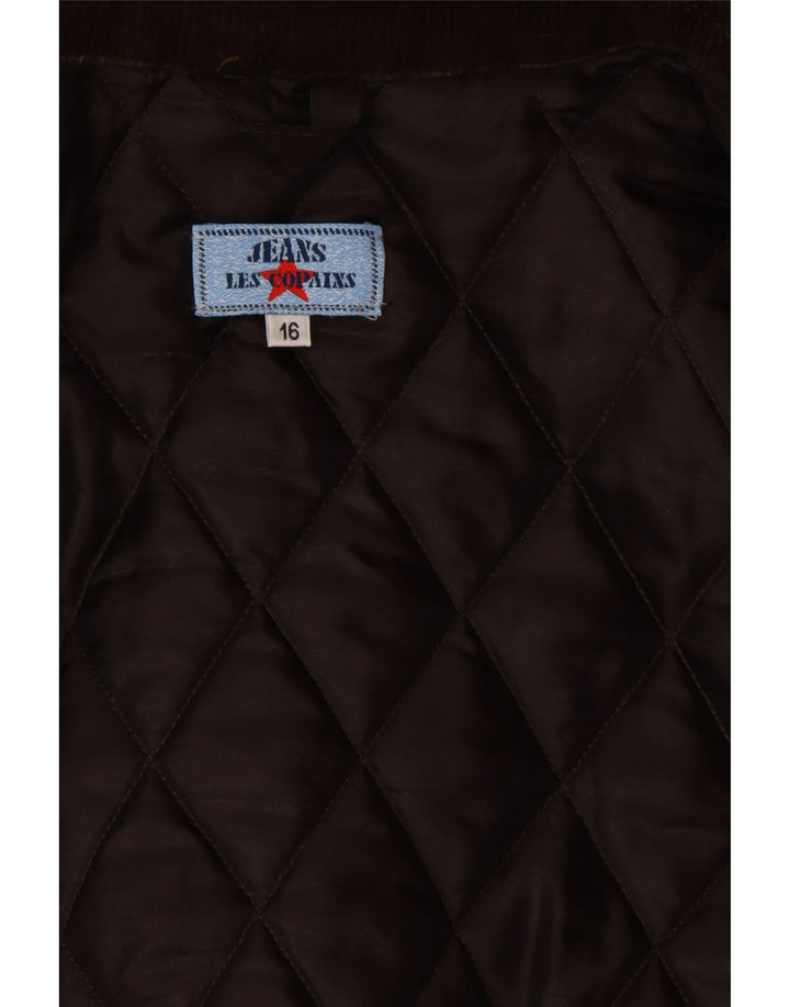 Les Copains Boys Quilted Jacket 15-16 Years Brown