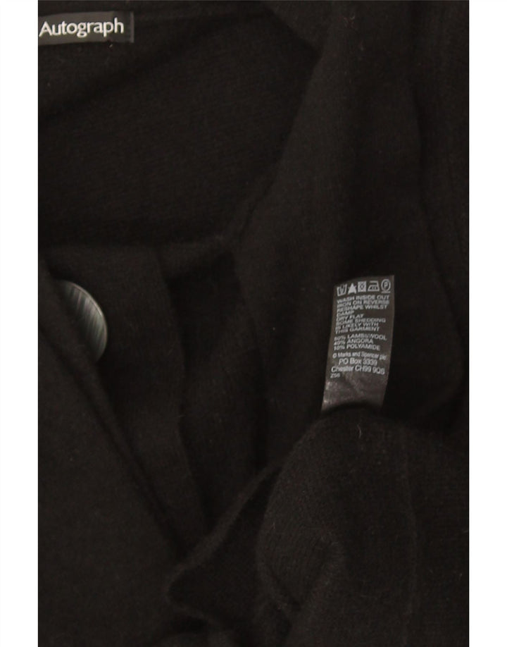 Marks & Spencer Womens Autograph Cardigan Sweater UK 10 Small Black