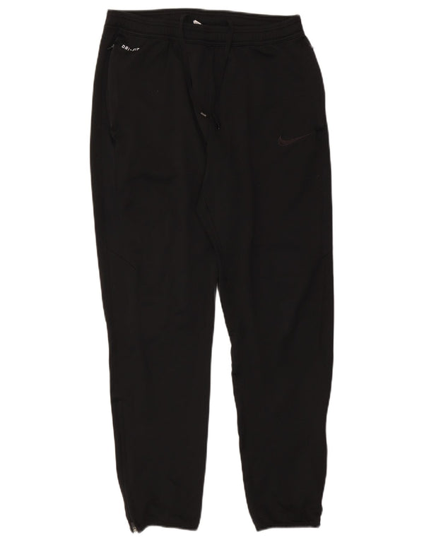 Nike Mens Dri Fit Tracksuit Trousers Large  Black Polyester