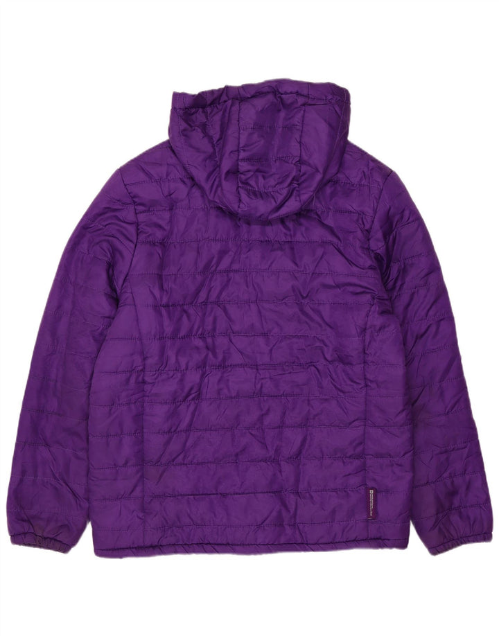 MOUNTAIN WAREHOUSE Boys Hooded Padded Jacket 13-14 Years Purple