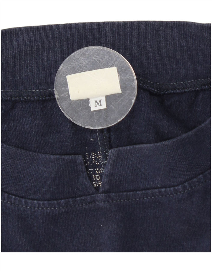 Sisley Womens Graphic Oversized Sweatshirt Jumper UK 14 Medium Navy Blue