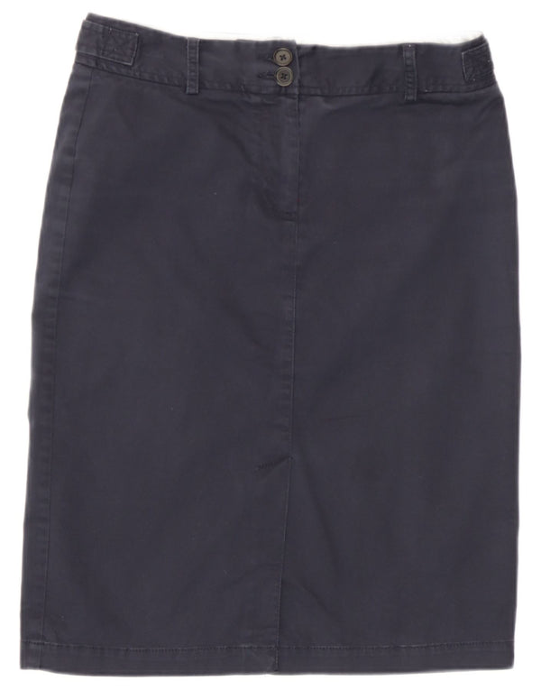 Tommy Hilfiger Womens Midi Skirt US 6 Medium W30  Navy Blue