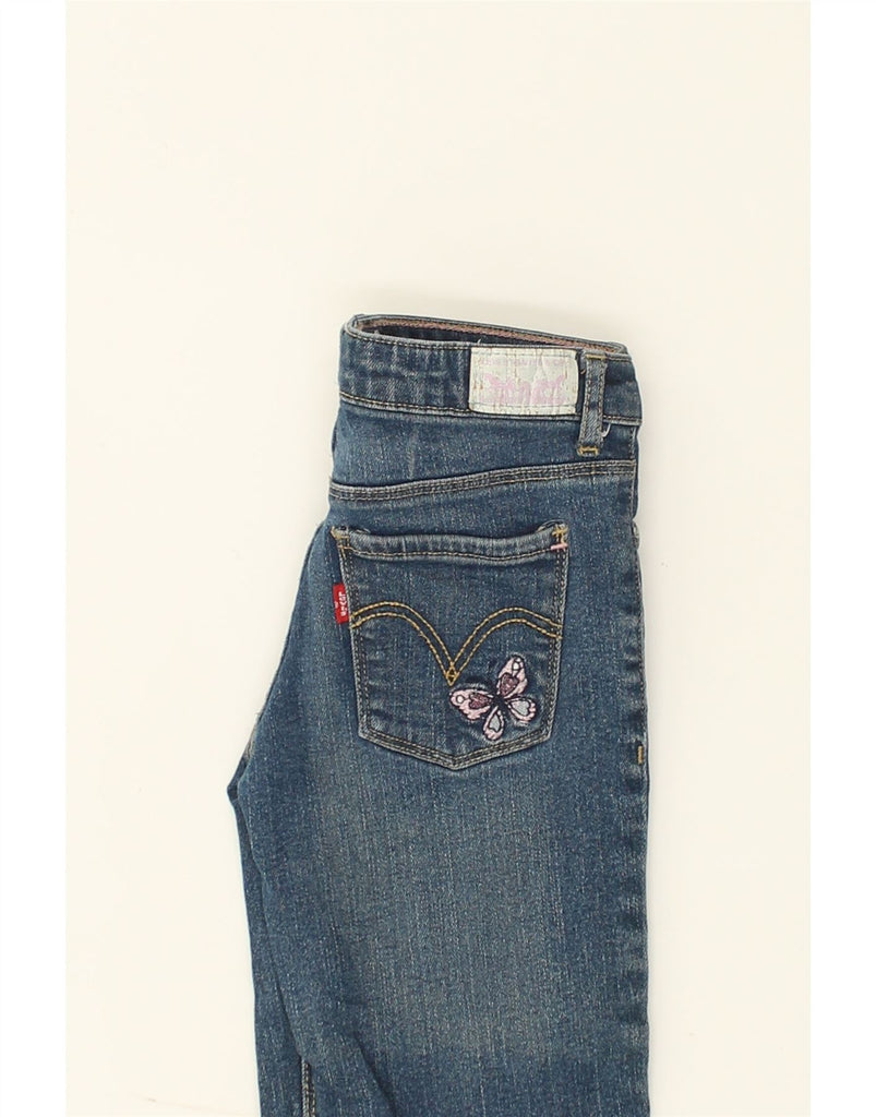 LEVI'S Girls Straight Jeans 7-8 Years W22 L26 Blue Cotton | Vintage Levi's | Thrift | Second-Hand Levi's | Used Clothing | Messina Hembry 