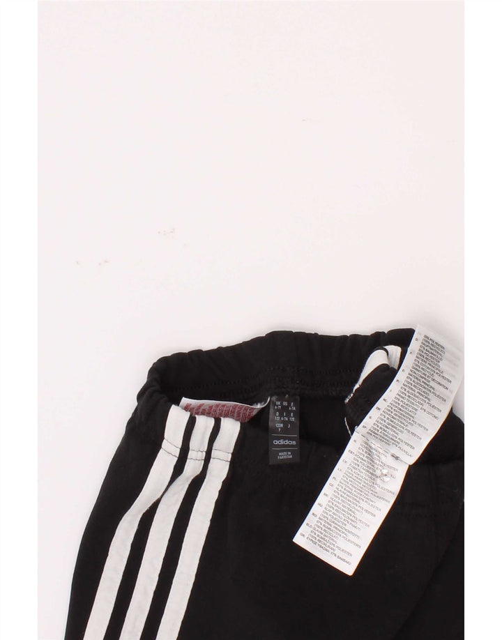 Adidas Boys Sport Shorts 6-7 Years Black Cotton