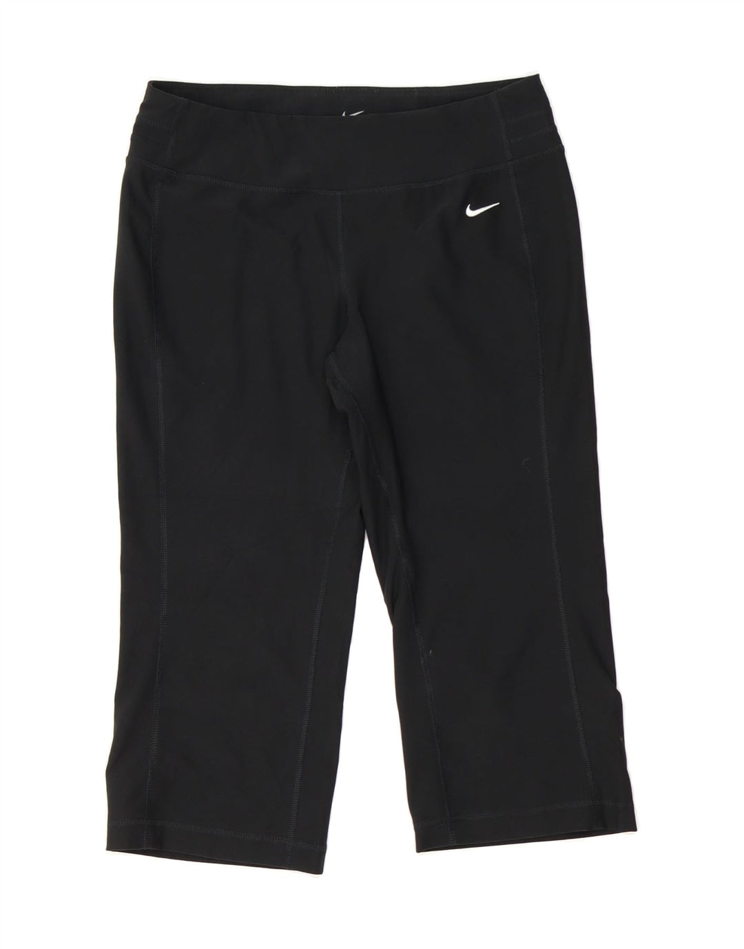NIKE Womens Dri Fit Capri Leggings UK 12/14 Medium  Black Polyester Vintage Nike and Second-Hand Nike from Messina Hembry 