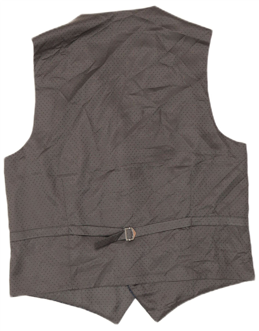 Harris Tweed Mens Waistcoat Small Blue Herringbone New Wool