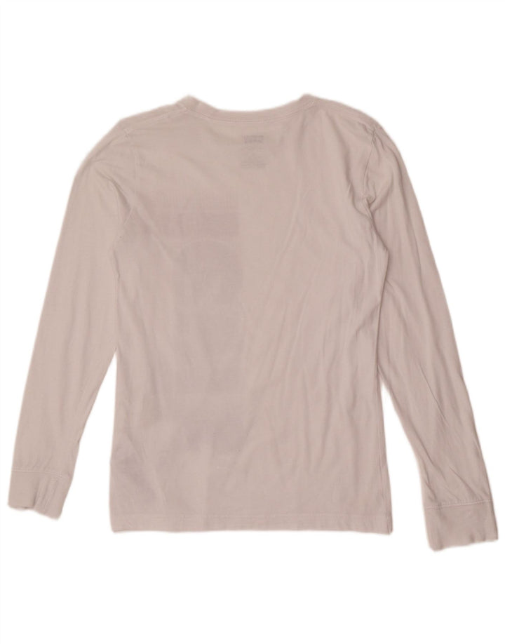 Levi's Boys Graphic Top Long Sleeve 13-14 Years White Cotton