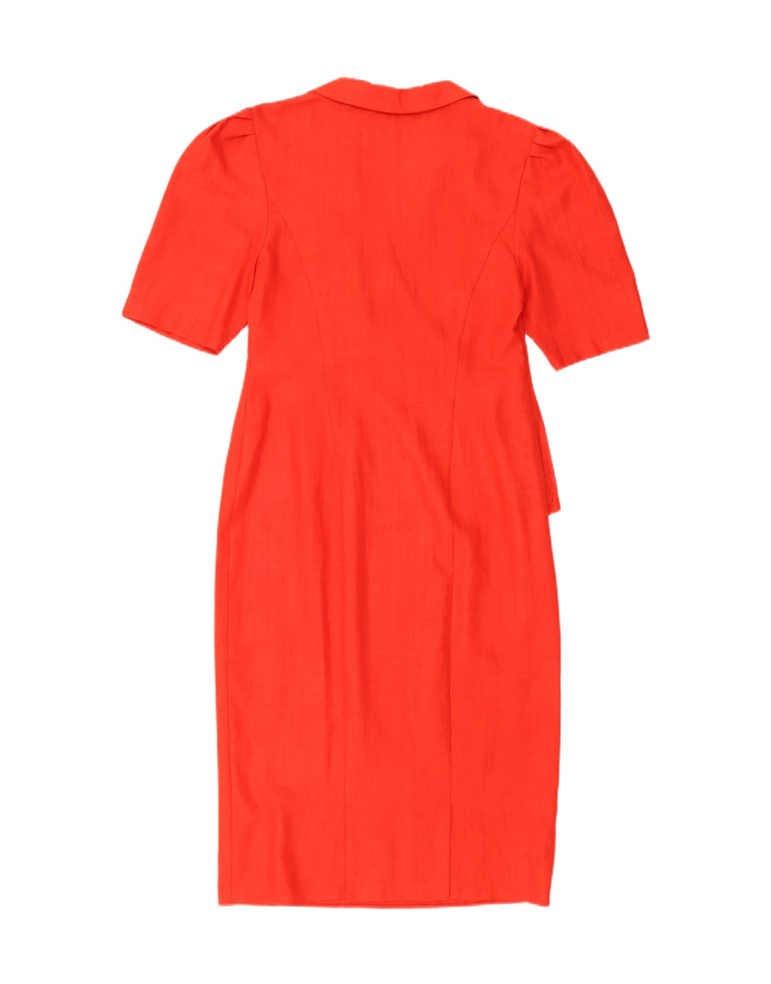CARRE Womens Sheath Dress UK 14 Medium Red Linen Vintage Carre and Second-Hand Carre from Messina Hembry 